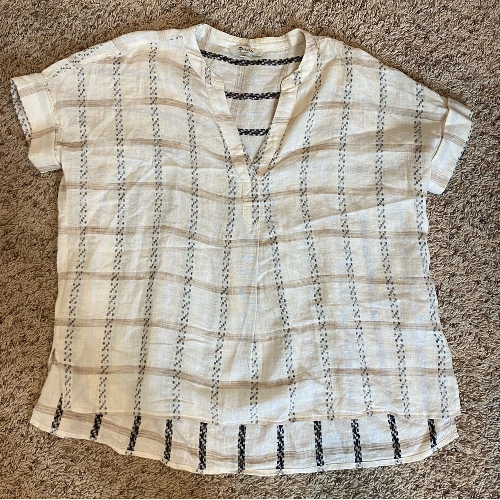 Madewell Loose Linen Top